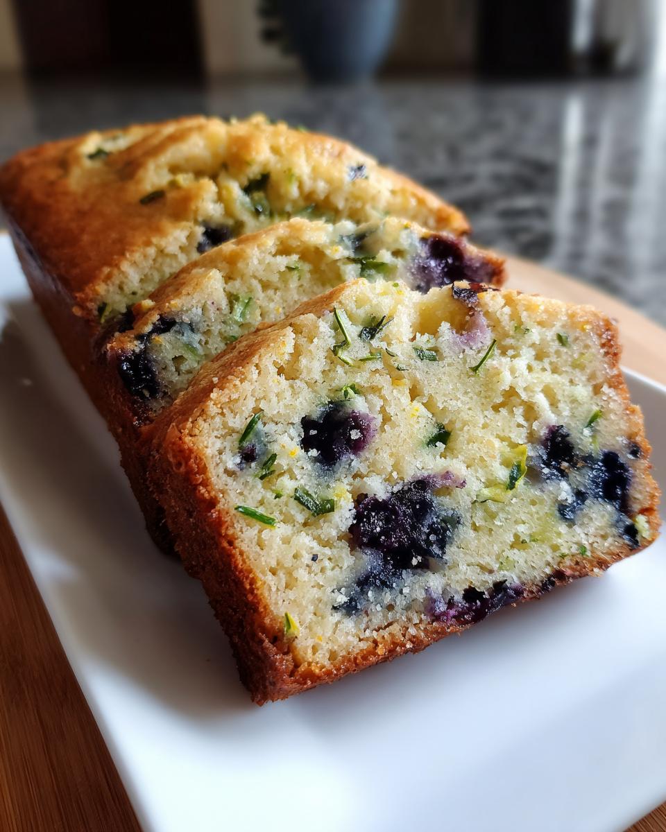 Lemon Blueberry Zucchini Bread - detail 1