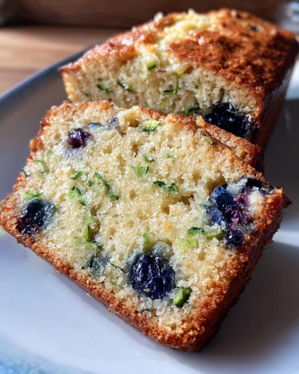 Lemon Blueberry Zucchini Bread - detail 3