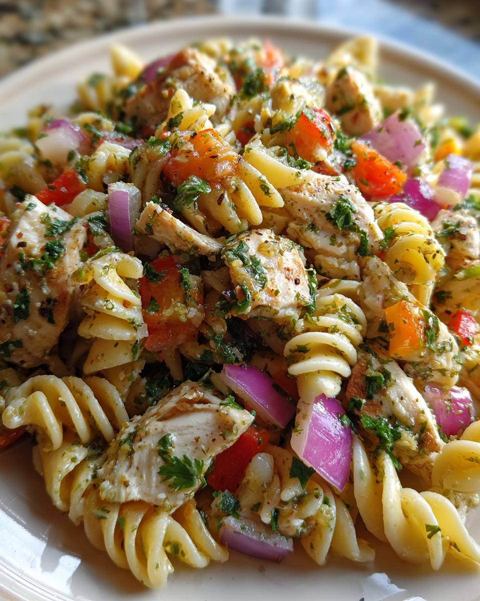 Lemon Herb Chicken Pasta Salad - detail 1