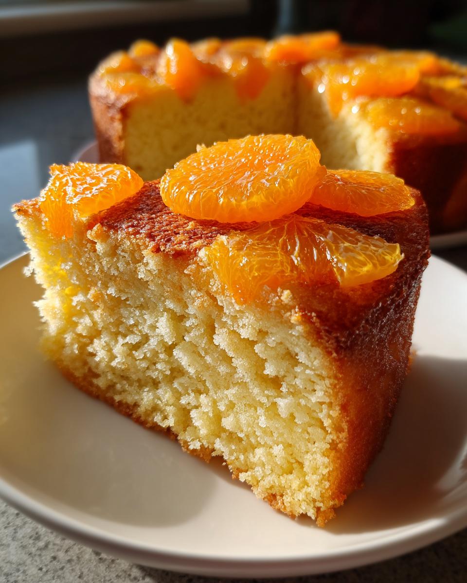 Mandarin Cake in a Blender - detail 3