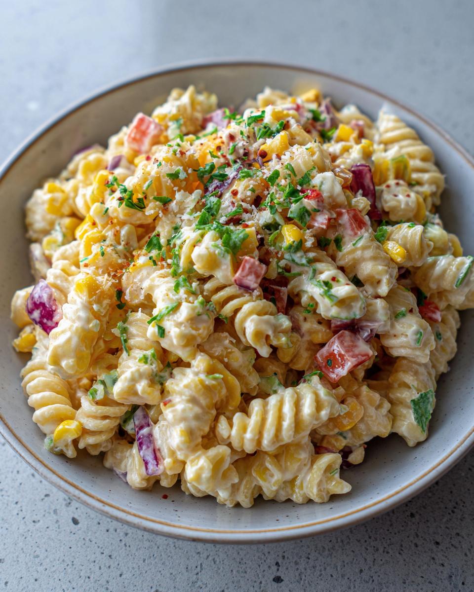 Mexican Street Corn Pasta Salad - detail 1