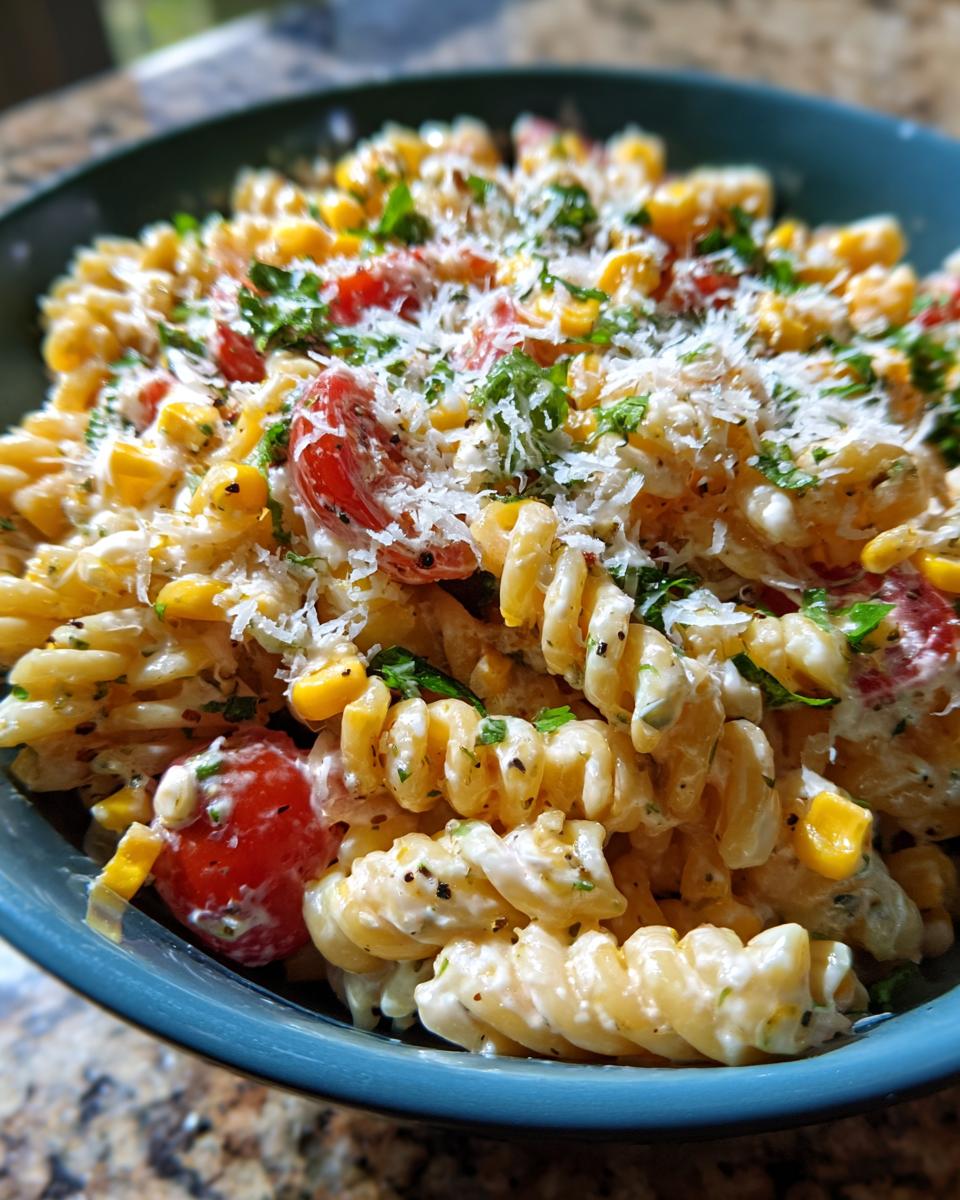Mexican Street Corn Pasta Salad - detail 2