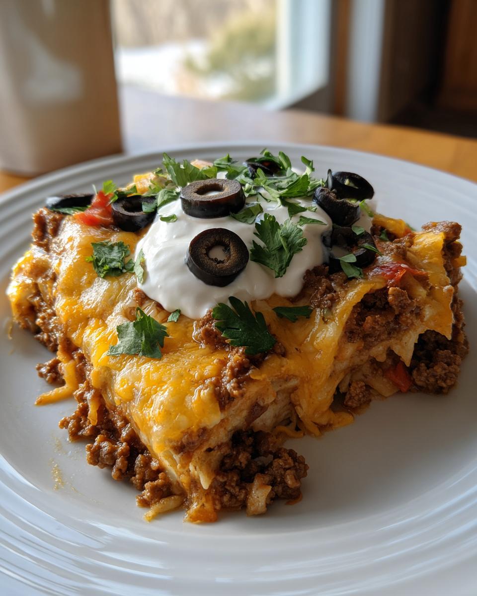 Mexican Taco Lasagna - detail 2