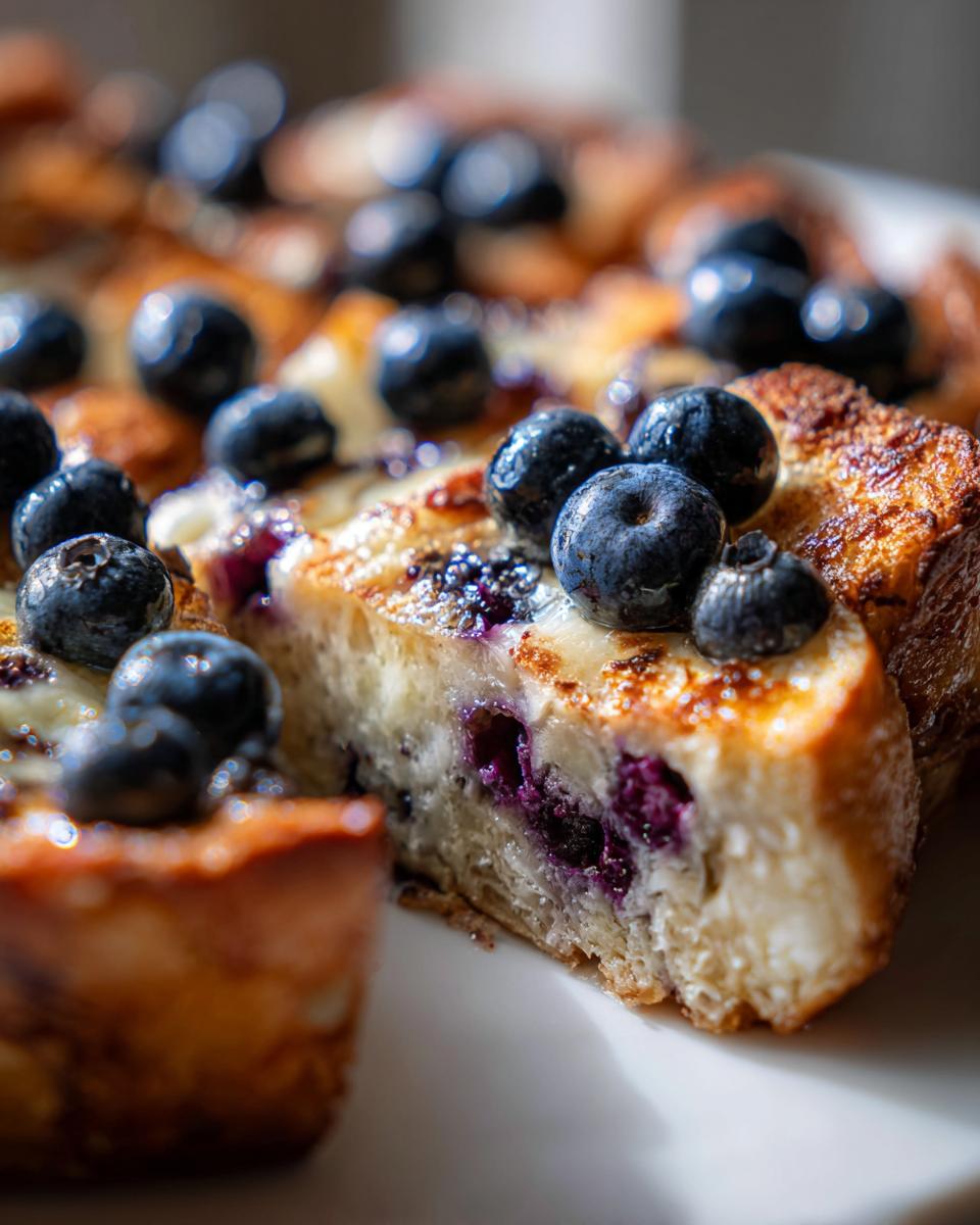 Overnight Blueberry French Toast Casserole - detail 3