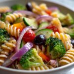 Rainbow Vegetable Pasta Salad