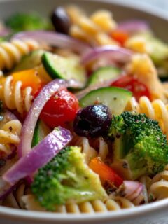 Rainbow Vegetable Pasta Salad