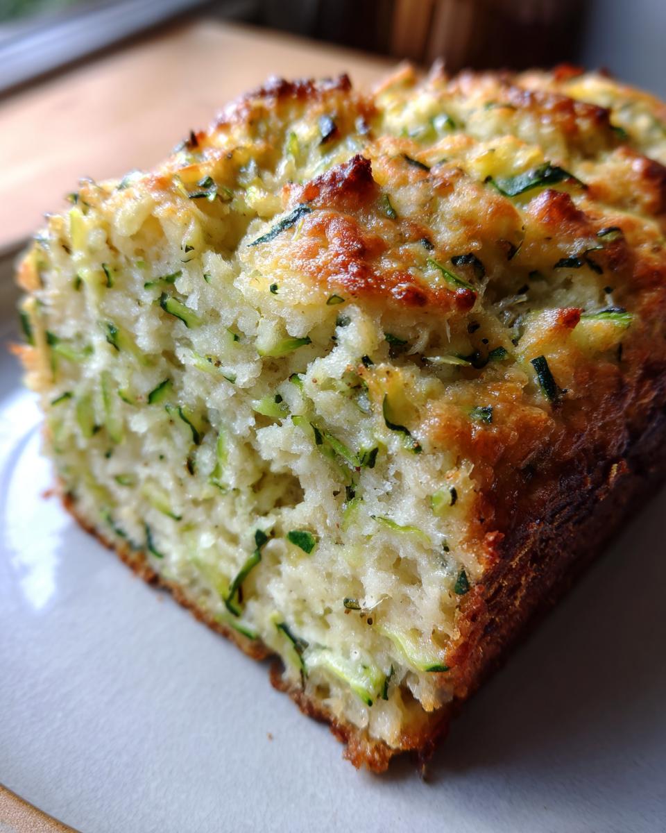 Savory Cheddar Zucchini Bread - detail 4