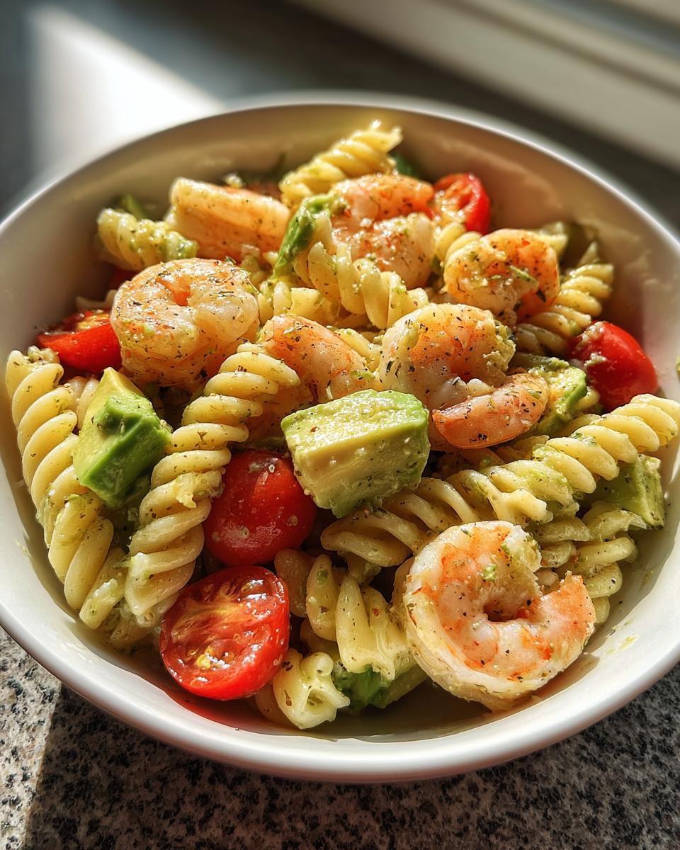 Shrimp & Avocado Pasta Salad - detail 2