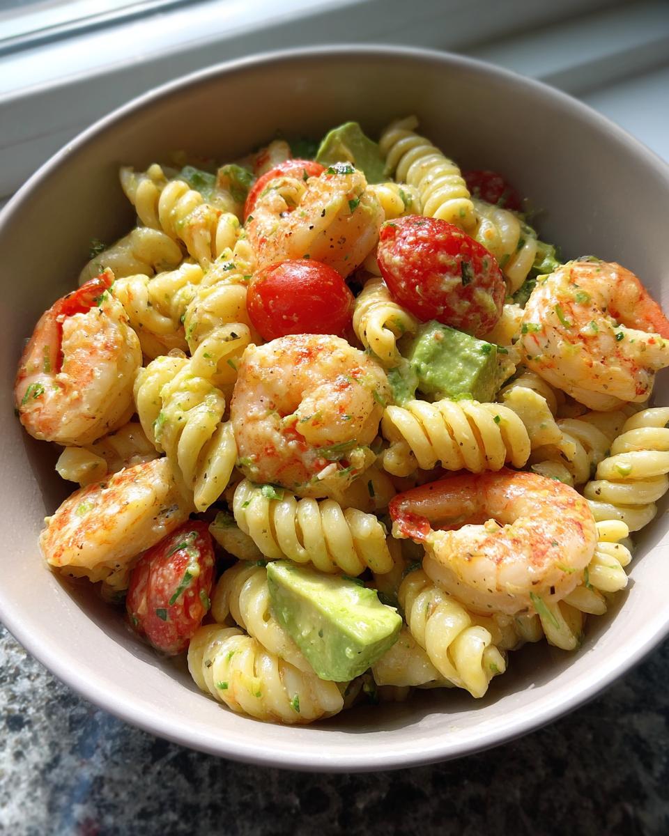 Shrimp & Avocado Pasta Salad - detail 3