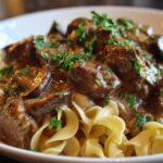 Slow Cooker Beef Stroganoff