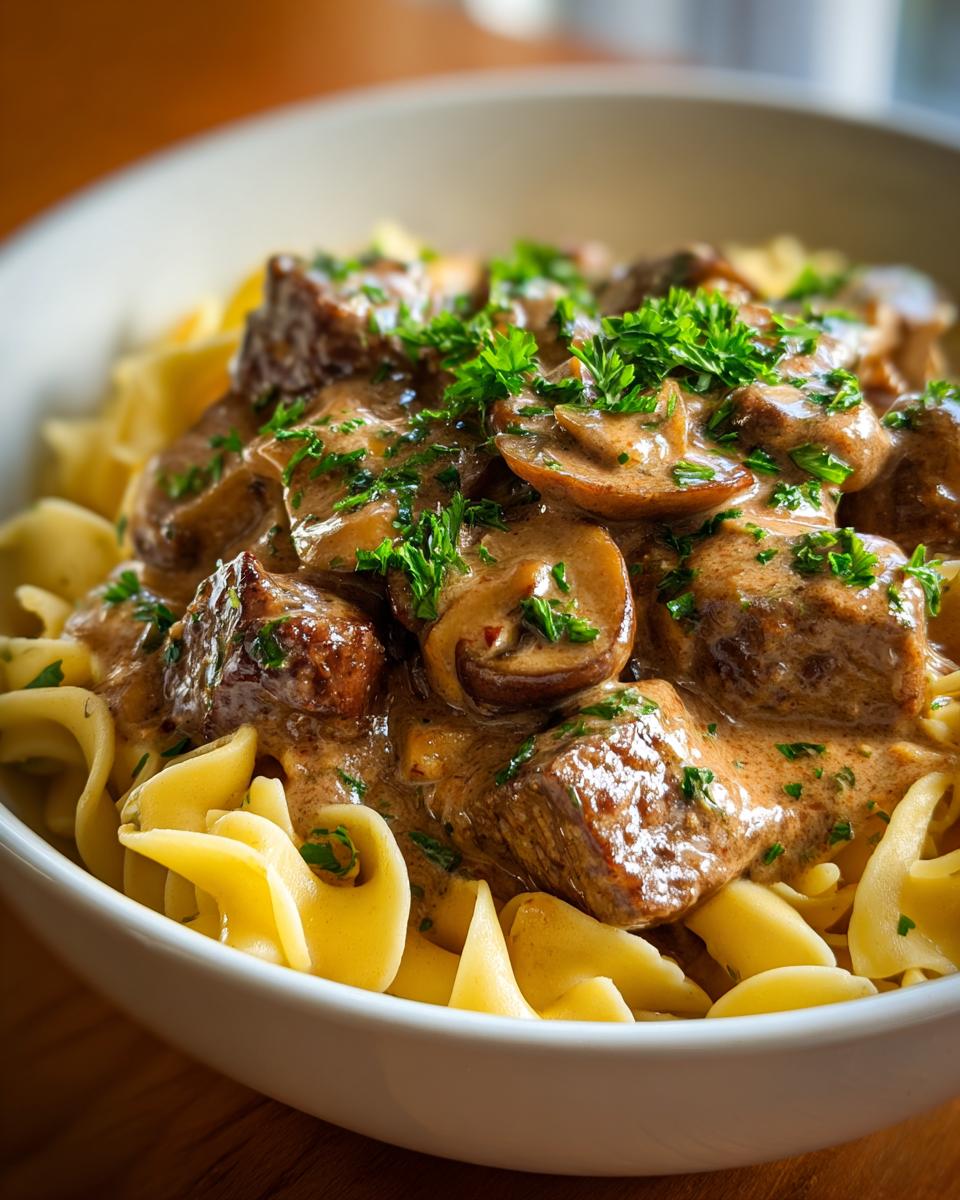 Slow Cooker Beef Stroganoff - detail 3