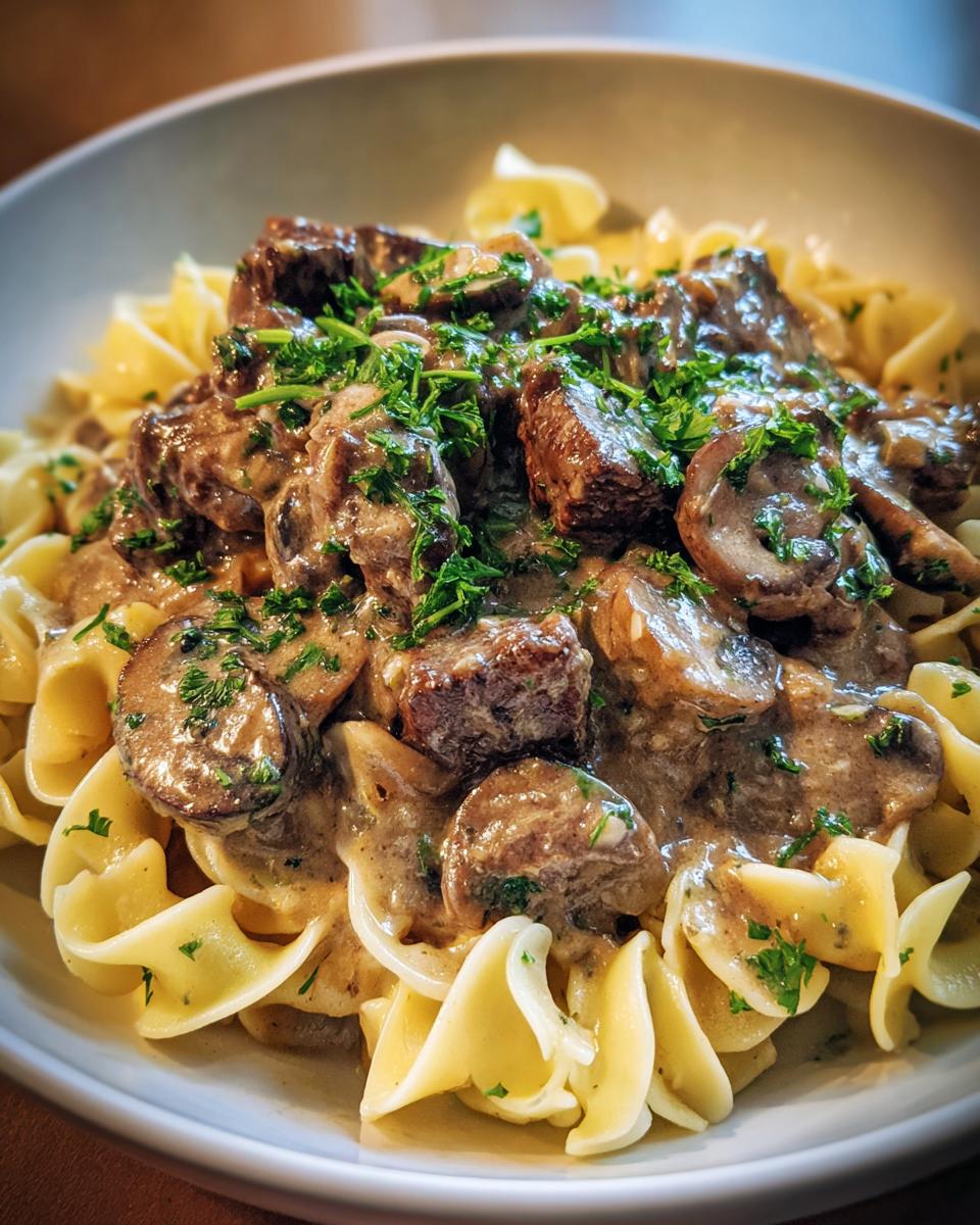Slow Cooker Beef Stroganoff - detail 4