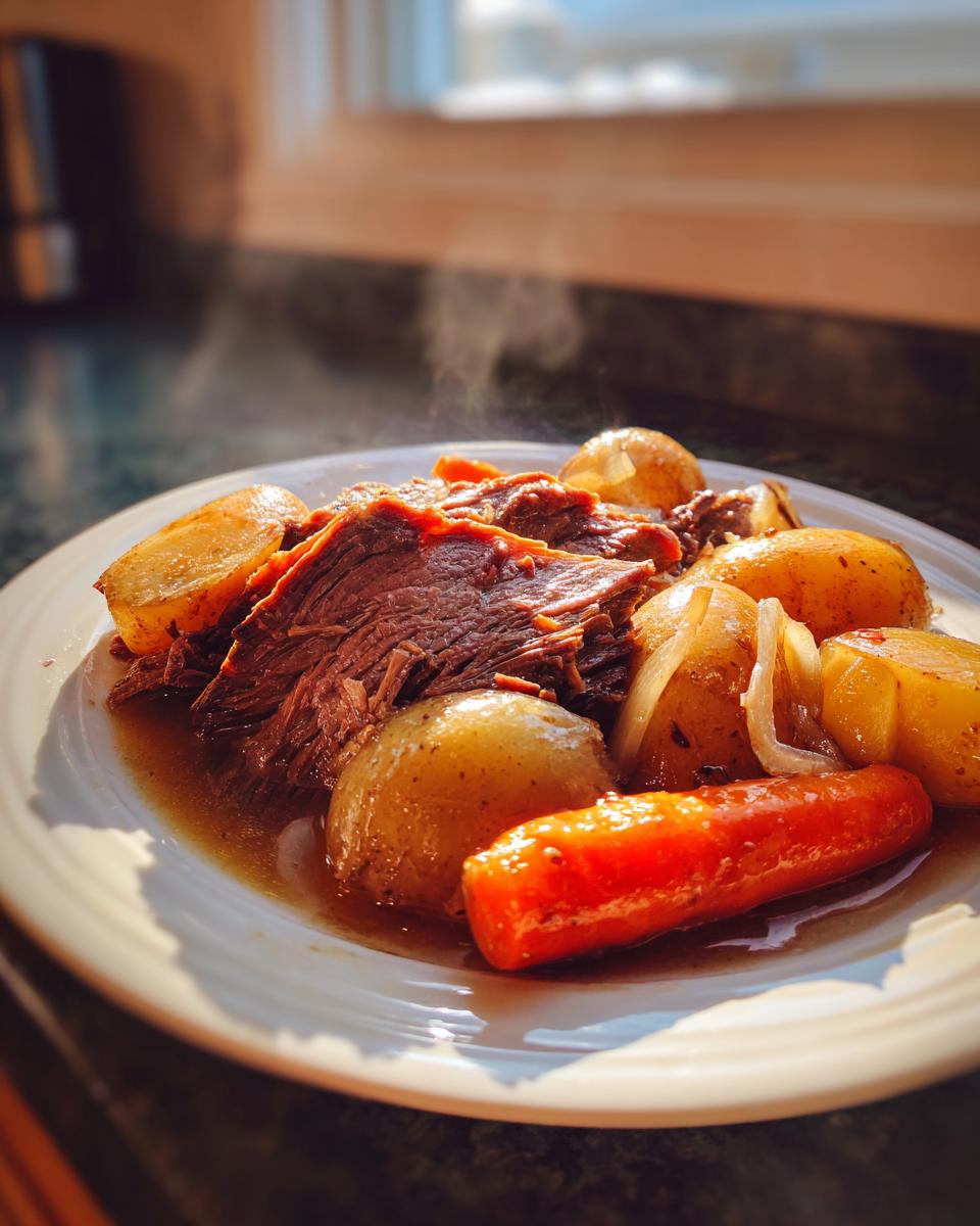Slow Cooker Pot Roast with Vegetables - detail 1