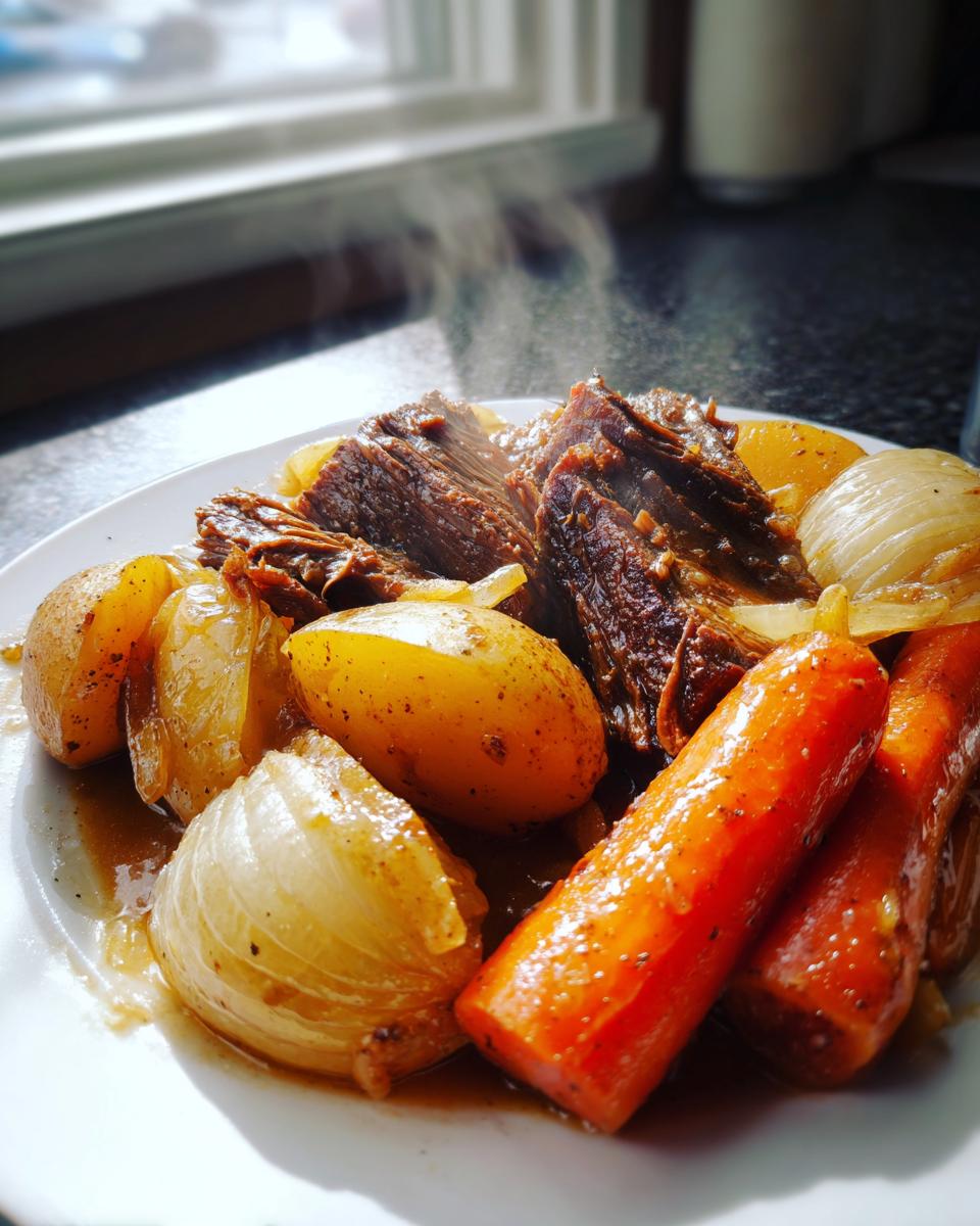 Slow Cooker Pot Roast with Vegetables - detail 2