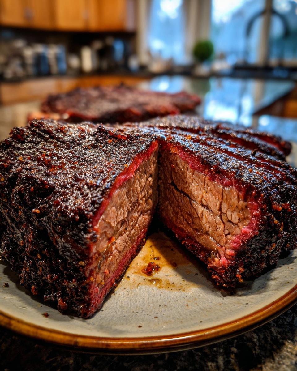 Smoked Brisket with Dad's Dry Rub - detail 1