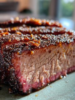 Smoked Brisket with Dad's Dry Rub