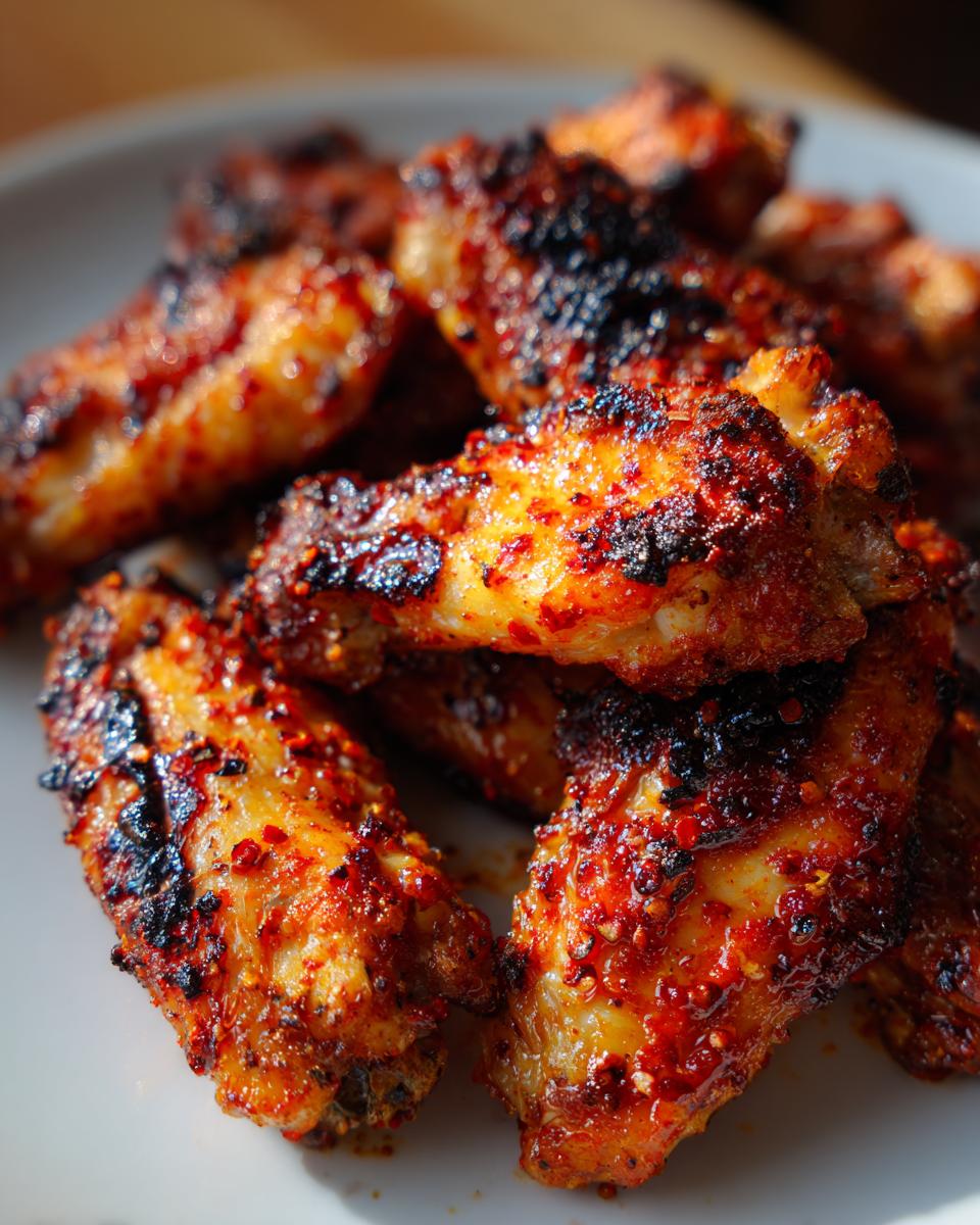 Spicy Cajun Grilled Chicken Wings - detail 2