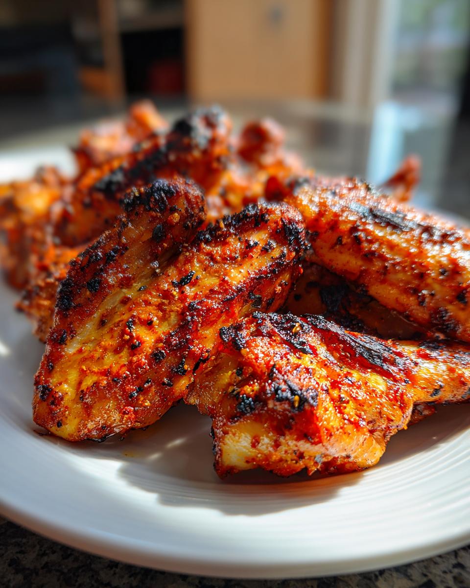 Spicy Cajun Grilled Chicken Wings - detail 3