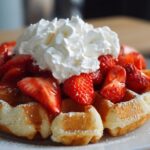Strawberry Shortcake Waffles