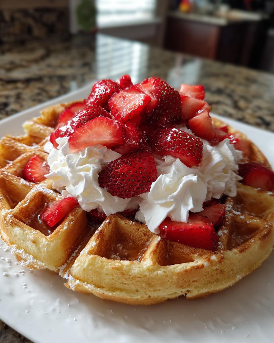 Strawberry Shortcake Waffles - detail 3