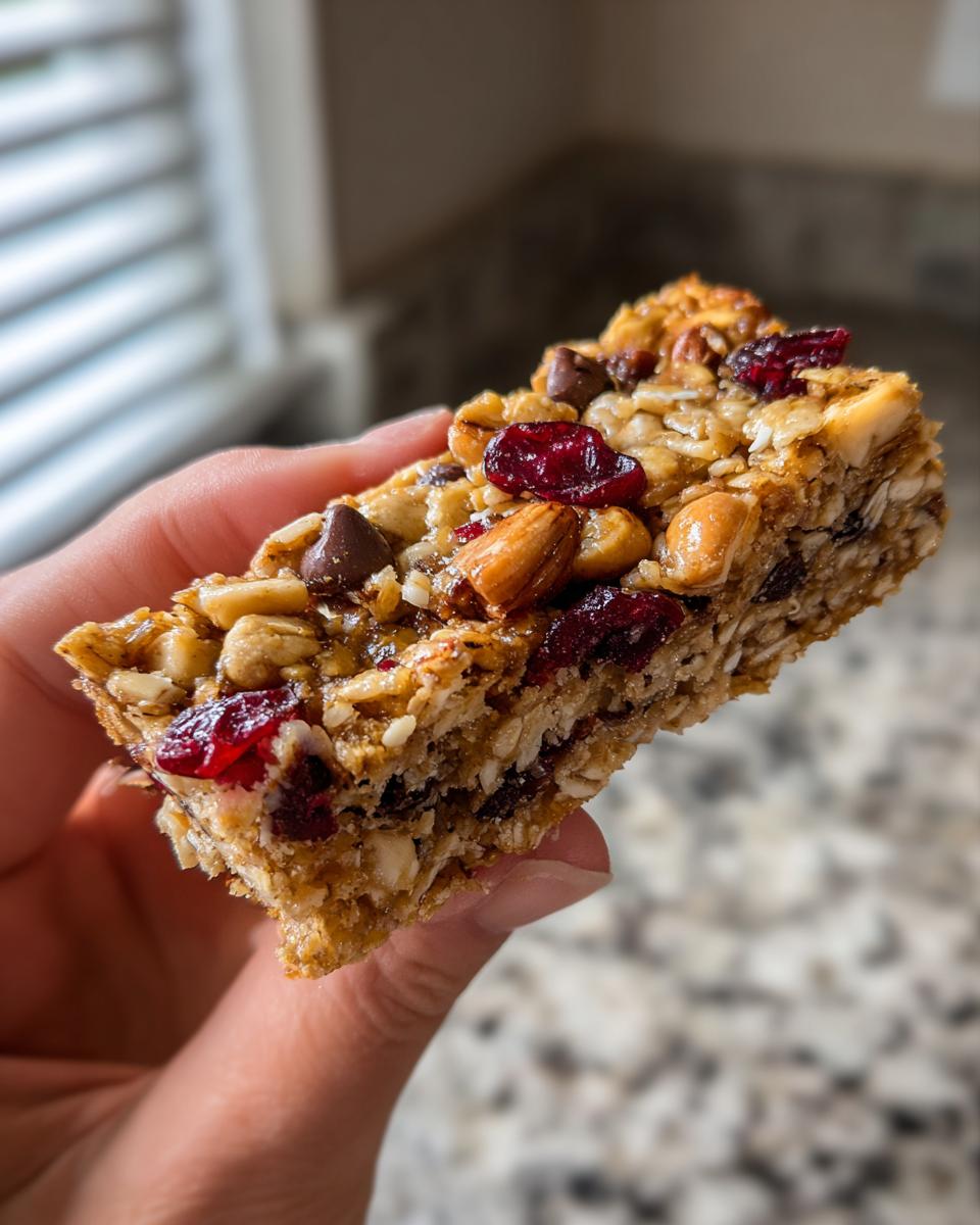 Trail Mix Granola Bars - detail 1