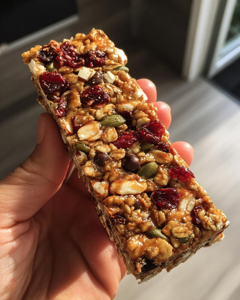 Trail Mix Granola Bars - detail 2