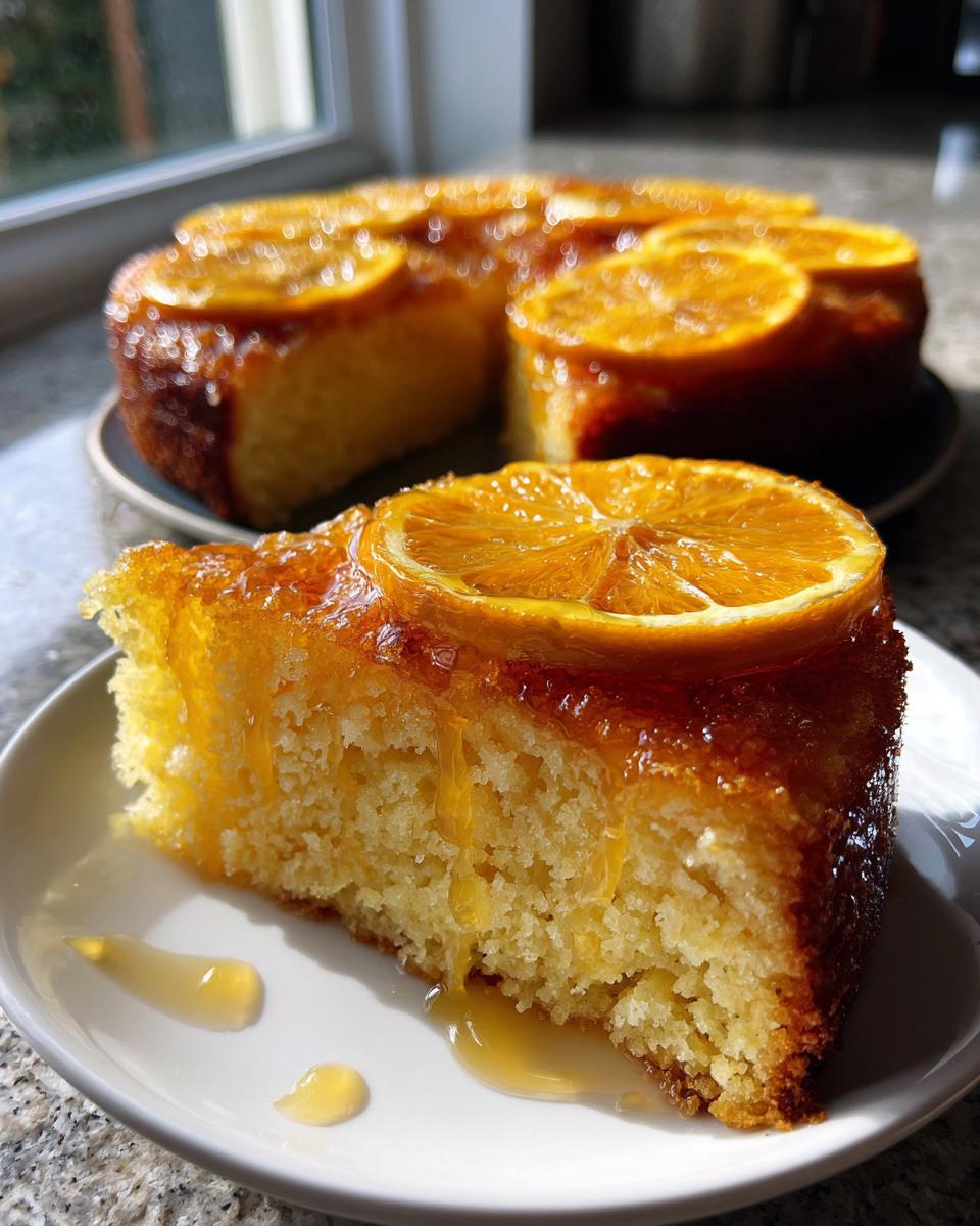 Upside Down Orange Cake - detail 1