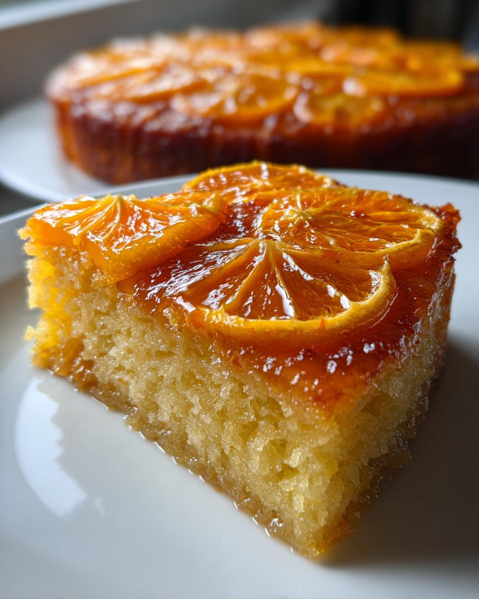 Upside Down Orange Cake - detail 1