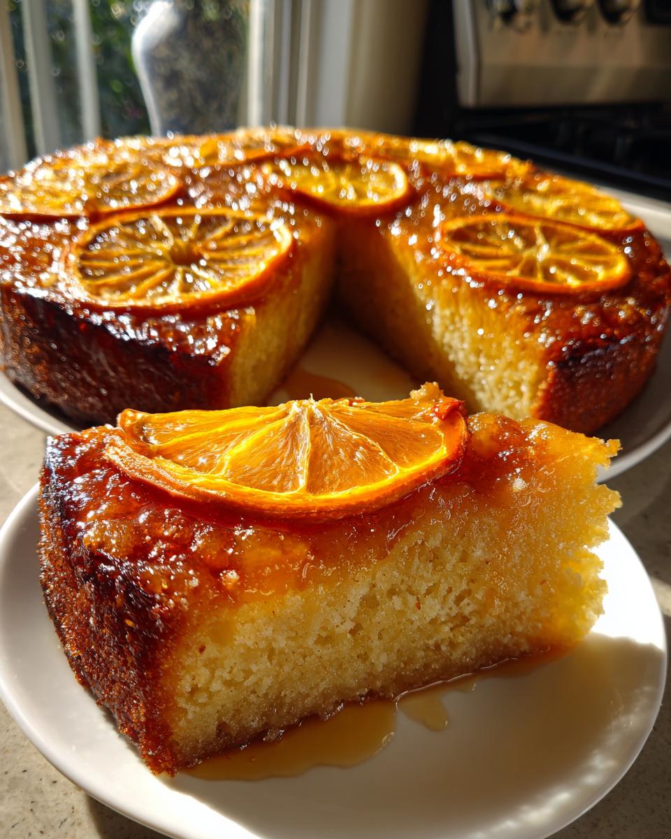 Upside Down Orange Cake - detail 2