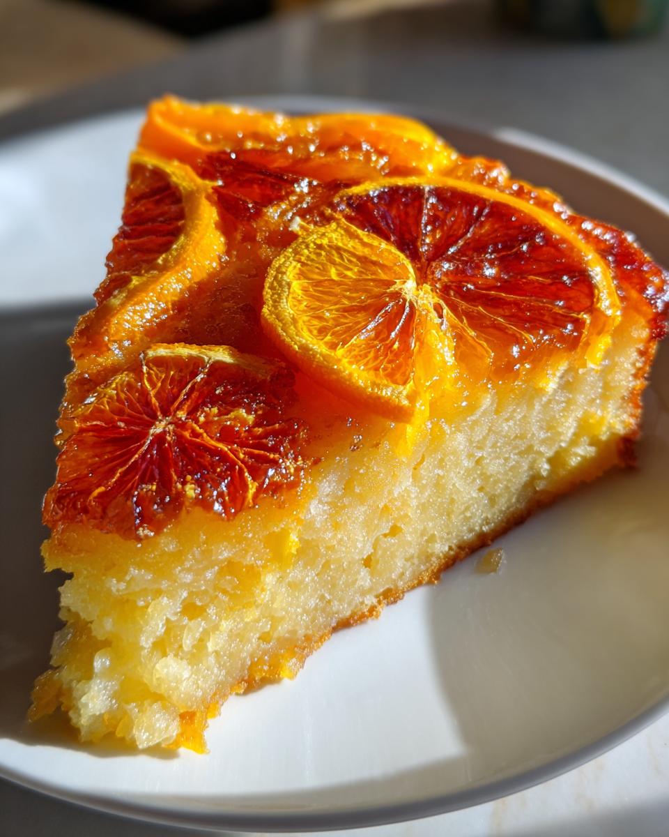 Upside Down Orange Cake - detail 2