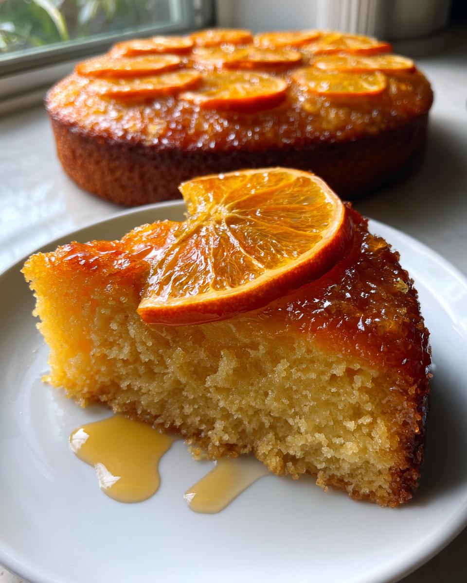 Upside Down Orange Cake - detail 3
