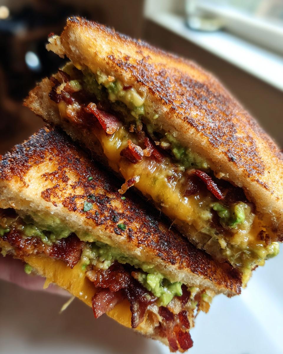 Bacon Guacamole Grilled Cheese - detail 1