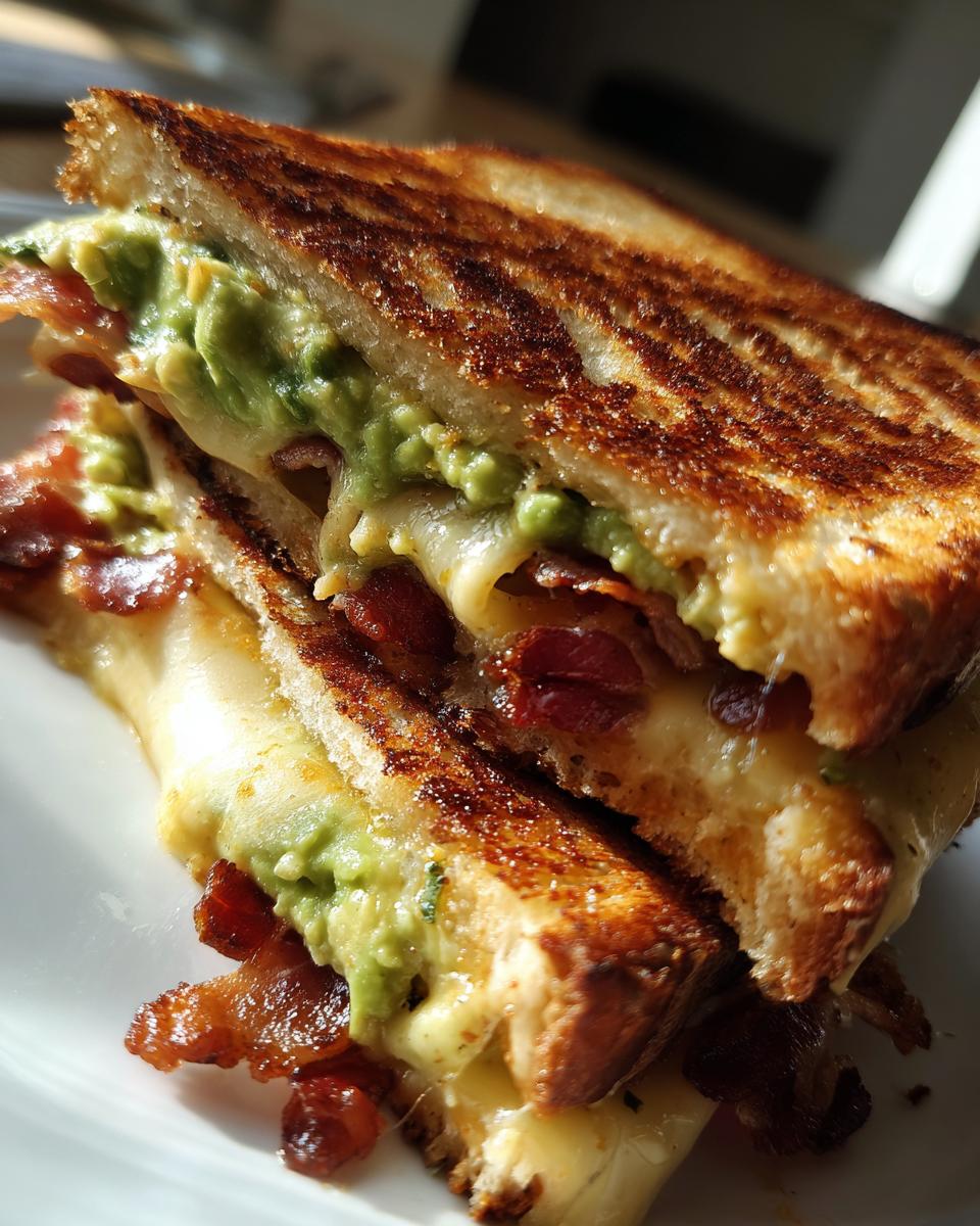 Bacon Guacamole Grilled Cheese - detail 3