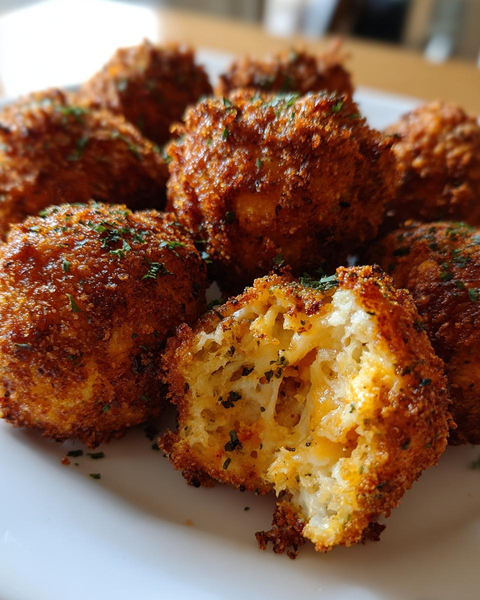 Baked Broccoli Cheese Balls - detail 3