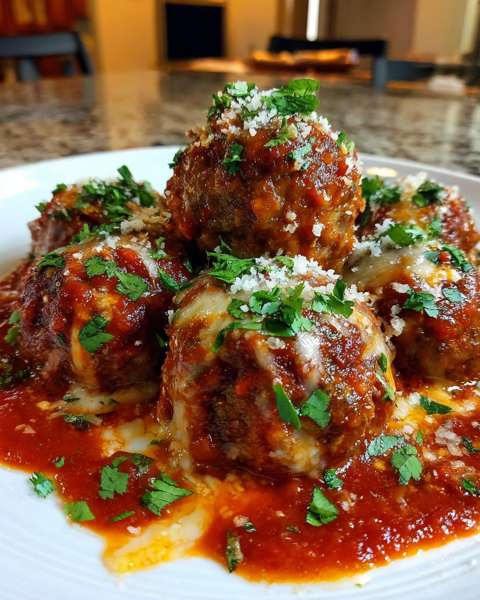 Baked Enchilada Meatballs - detail 3