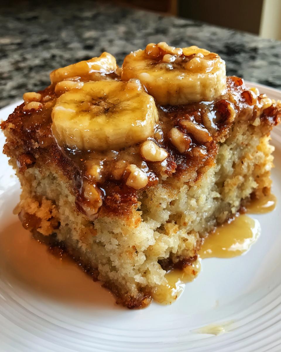 Banana Nut Dump Cake - detail 1