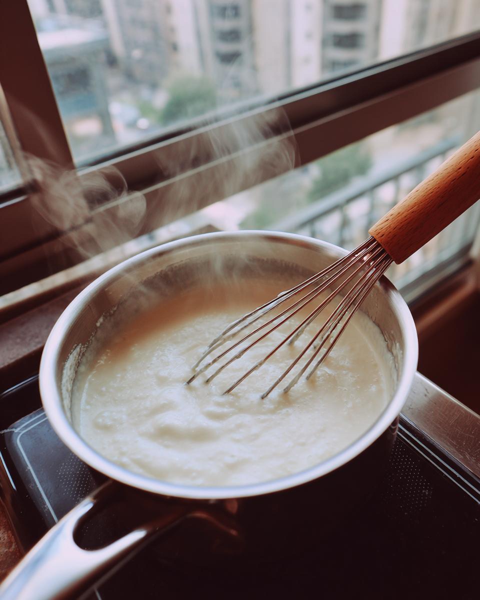 Bechamel Sauce for Lasagna - detail 1