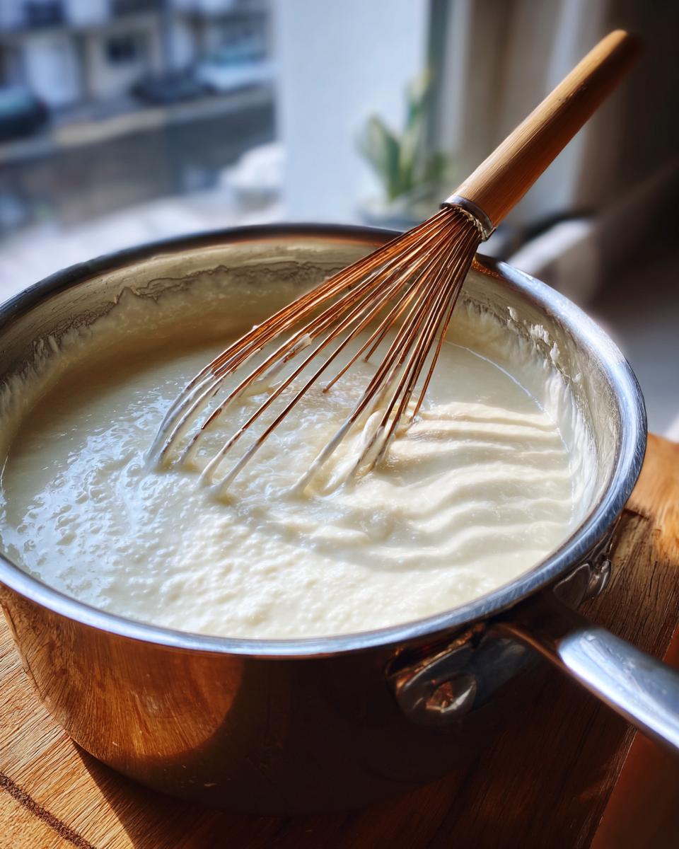 Bechamel Sauce for Lasagna - detail 2