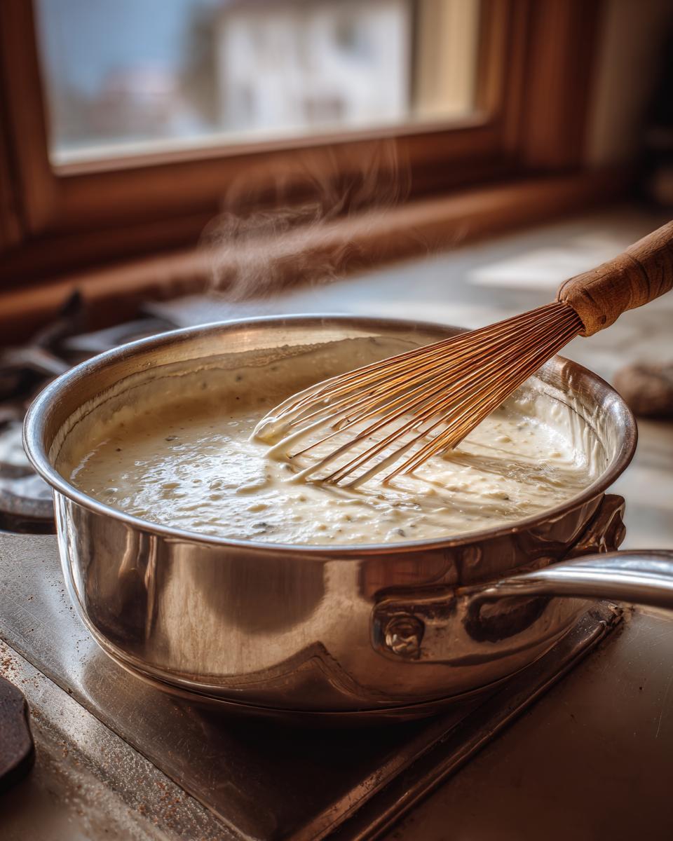 Bechamel Sauce for Lasagna - detail 3