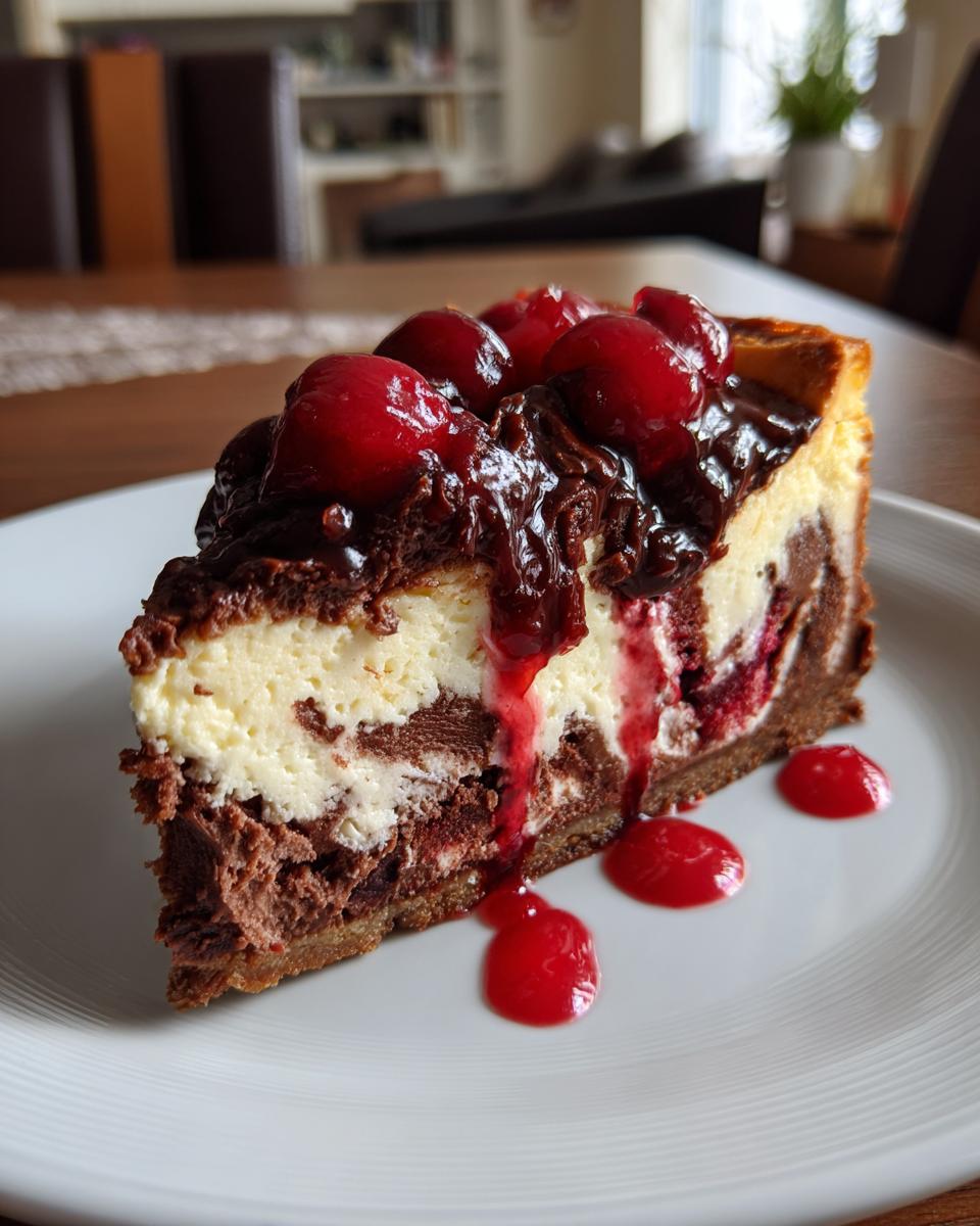 Black Forest Cheesecake - detail 1