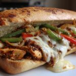 Blackened Chicken Cheesesteaks