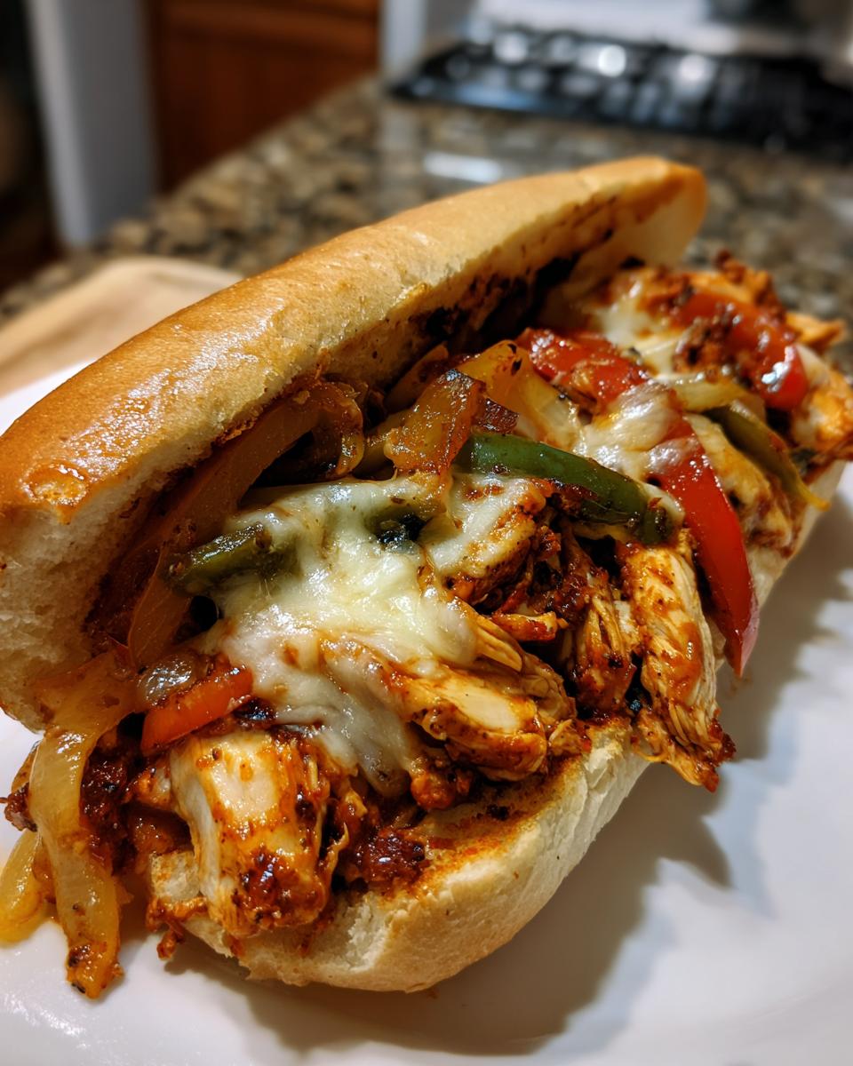 Blackened Chicken Cheesesteaks - detail 2