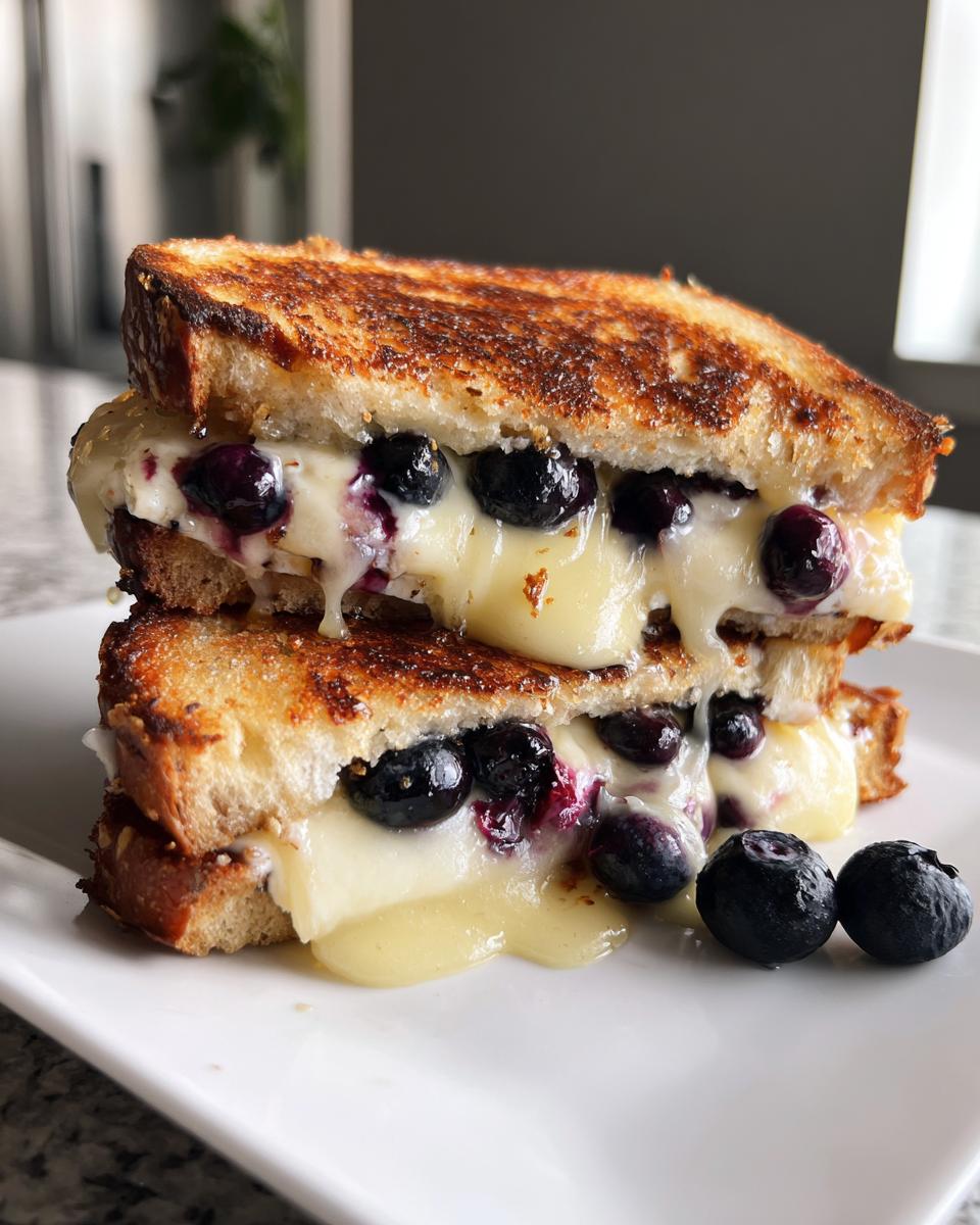Blueberry Brie Grilled Cheese - detail 2