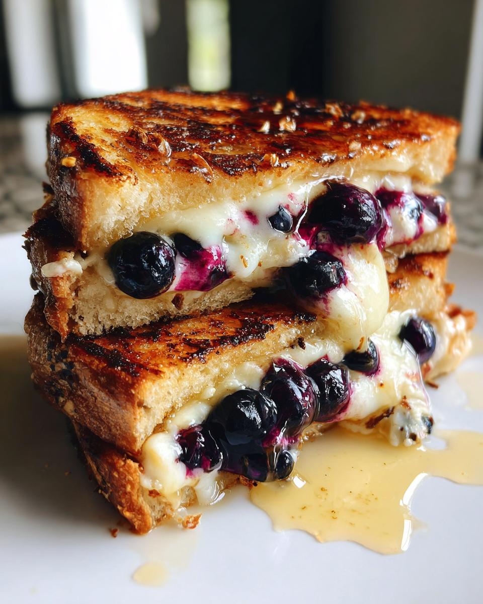 Blueberry Brie Grilled Cheese - detail 3