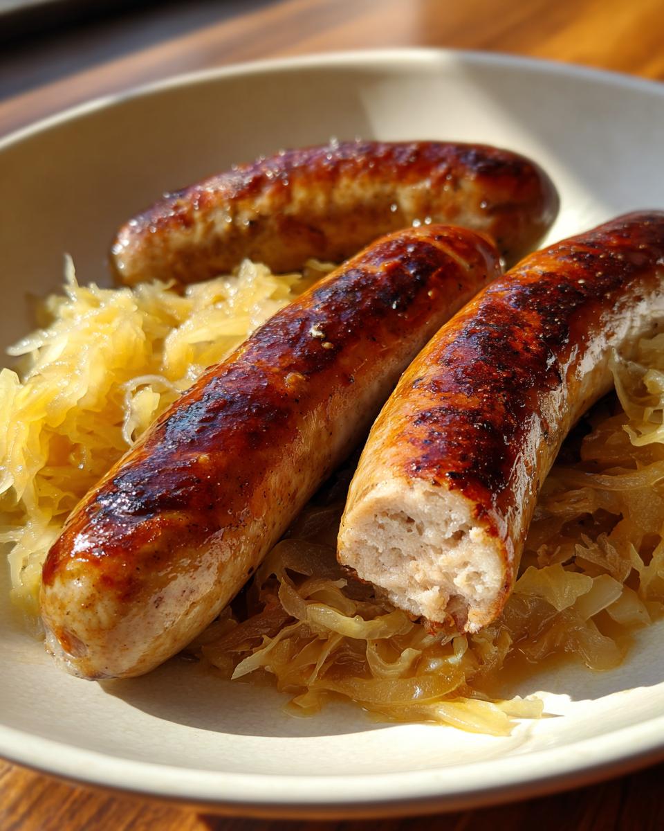 Bratwurst with Sauerkraut - detail 3