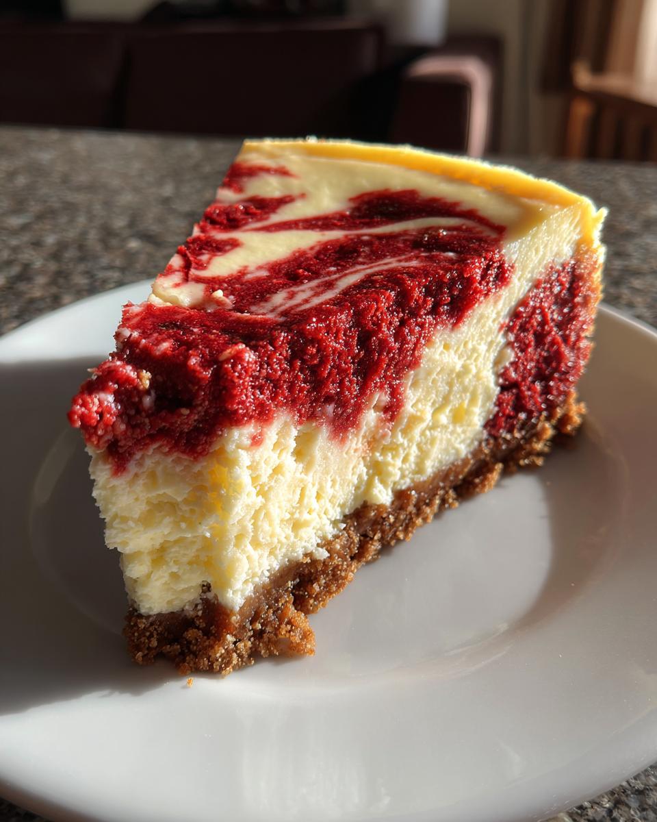 Butter Pecan Red Velvet Cheesecake - detail 3
