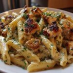 Cajun Garlic Butter Chicken Penne in Creamy Parmesan Sauce
