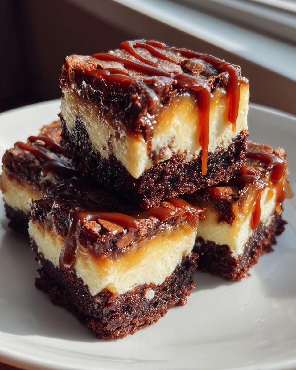 Caramel Brownie Cheesecake Bites - detail 1