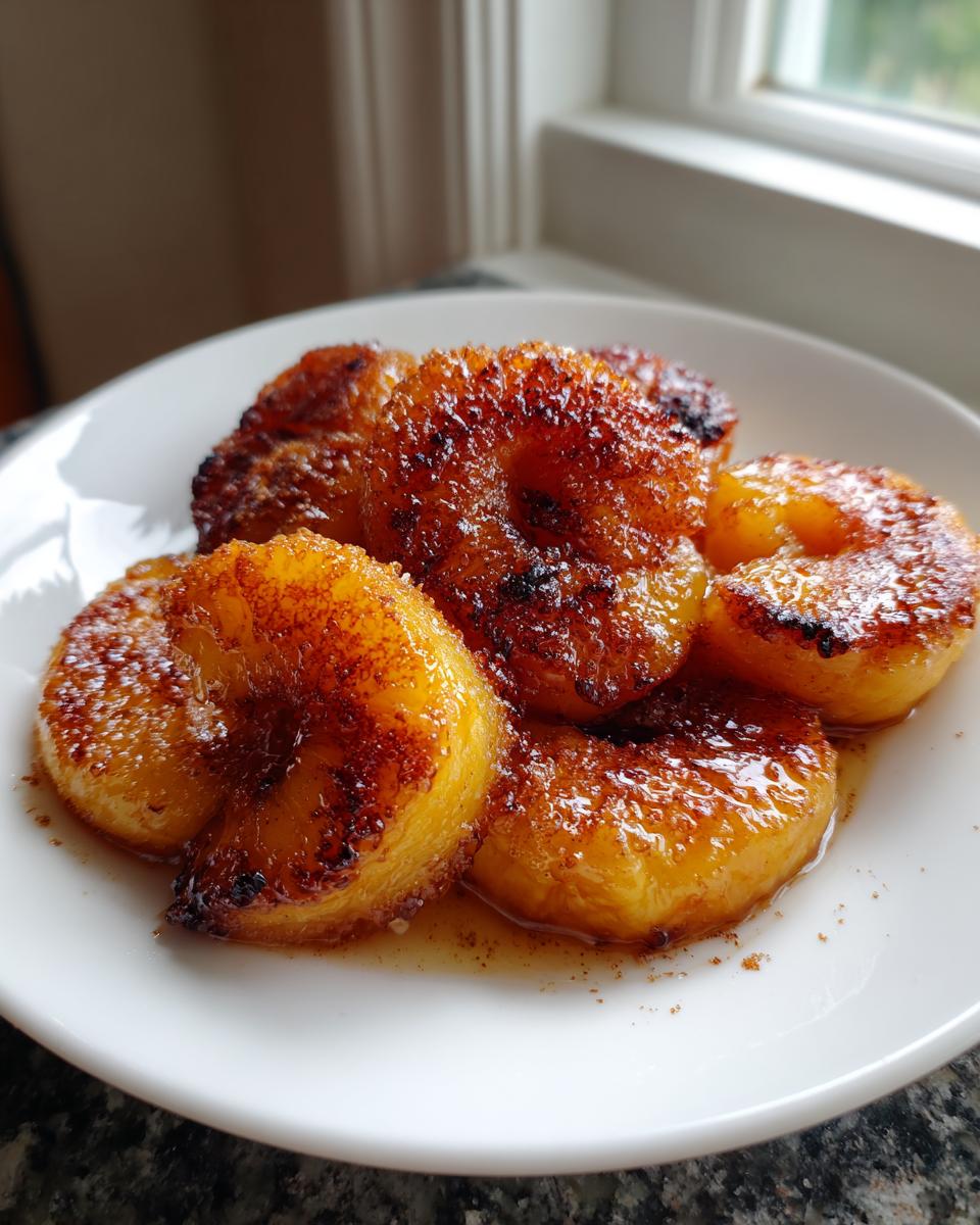 Caramelized Peaches on the Griddle - detail 1
