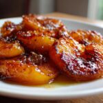 Caramelized Peaches on the Griddle